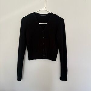 Brandy Melville Black Ribbed Sweater